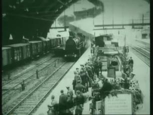 Schlesischer Bahnhof, Endstation der Bahn aus Moskau