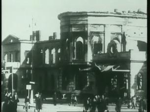 Zerst&ouml;rter Potsdamer Hauptbahnhof
