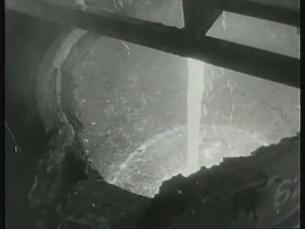 Stahlwerk von innen