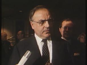 Helmut Kohl-Statement zu Nato-Doppelbeschluss
