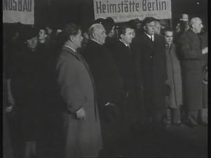 Grundsteinlegung zur Stalinallee