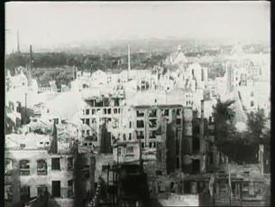 Zerst&ouml;rtes Chemnitz nach dem Krieg