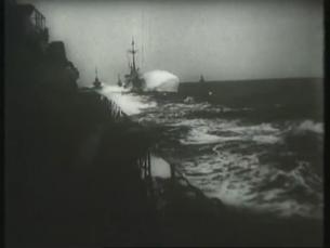 Schiffskonvoi auf der Ostsee