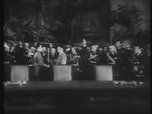 Unterzeichnung des Stahl-Paktes mit Italien