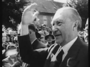 Auftritt Konrad Adenauer bei CDU-Veranstaltungen