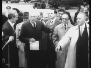 Konrad Adenauer trifft John Forster Dulles