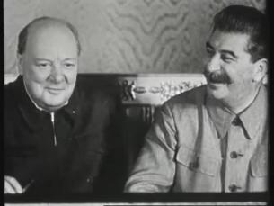 Besuch der Alliierten in Moskau