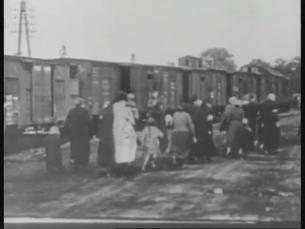 Juden Transporte in Konzentrationslager