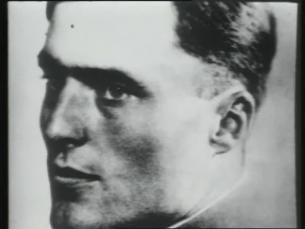 Zerstörte Lagerbaracke