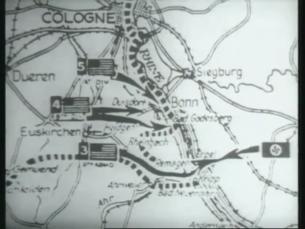 Frontkarte in der New York Times vom 09.03.1945