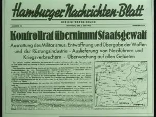 Zeitungstitel zum Kontrollrat