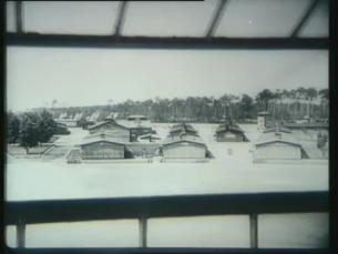 Lager Sachsenhausen im Winter