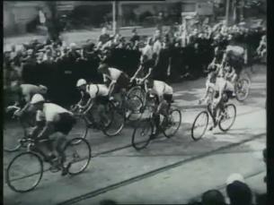Radrennen in der Stadt