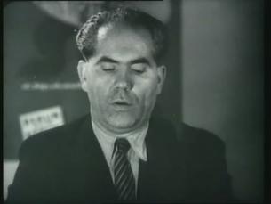 Franz Neumann und Louise Schroeder sprechen zur Wahl 1948