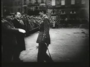 Franz&ouml;sische Siegesparade in Stra&szlig;burg