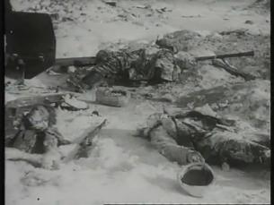 Verwundete deutsche Soldaten bei Stalingrad