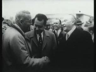 Konrad Adenauer besucht die USA