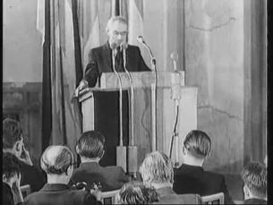 Pressekonferenz in der DDR