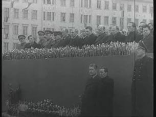 Aufmarsch zu Ehren Josef Stalins Tod