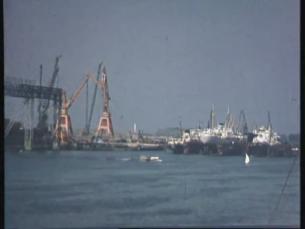 Schiffspassagiere, Hamburger Hafen