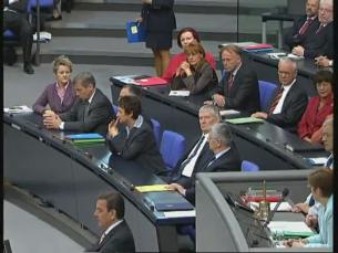 Plenum Bundestag im Reichstag