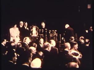 Winston Churchill auf dem Platz in Straßburg