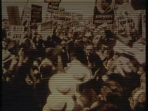 1960 Wahlkampf f&uuml;r Pr&auml;sidentschaft in den USA