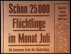 1961: Flucht aus der DDR, Bau der Berliner Mauer