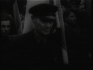 Kommunistische Demonstration in der DDR