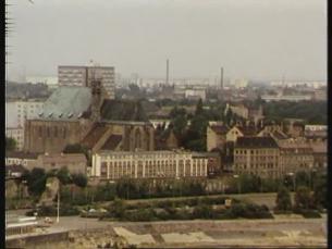 Panorama-Schwenk &uuml;ber Magdeburg