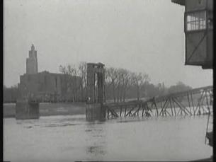 US-Soldaten marschieren in Magdeburg ein