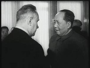 Ministerpräsident Alexei Kossygin besucht Mao Zedong