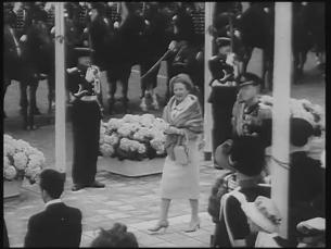Schah Mohammad Reza Pahlavi besucht die Königin von Holland