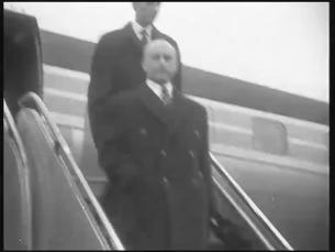 Mohammad Reza Pahlavi besucht mit Soraya Esfandiary-Bakhtiary die USA