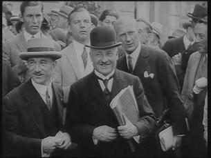 Delegierte Edvard Bene&scaron; und Giuseppe Motta