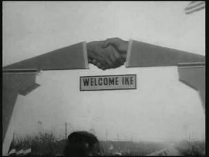 Präsident Dwight D. Eisenhower besucht Schah in Teheran