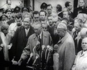 13. September 1955 &ndash; Adenauer: R&uuml;ckkehr der letzten Kriegsgefangenen