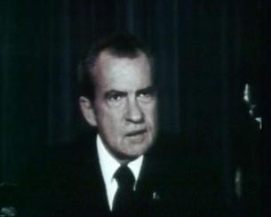 August 9th, 1974 - U.S. President Richard Nixon resigns - Watergate affair 