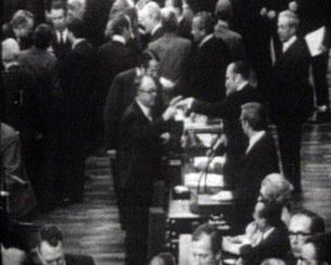 27. April 1972 – Misstrauensvotum gegen Bundeskanzler Willy Brandt