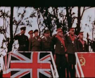 Siegermächte in Berlin unmittelbar nach dem Zweiten Weltkrieg