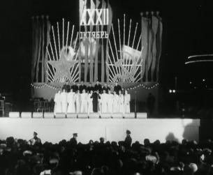 Russland im 20. Jahrhundert: 32. Jahrestag der Oktoberrevolution