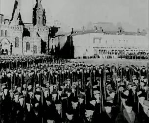 Russland im 20. Jahrhundert: 23. Jahrestag der Oktoberrevolution