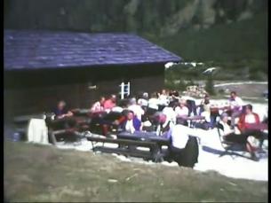 Rast in den Dolomiten