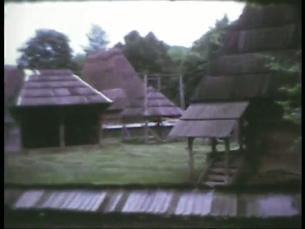 Historische Landwirtschaftsgebäude in Rumänien