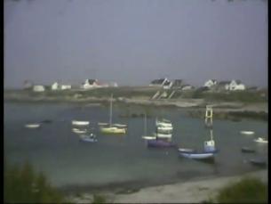 Boot an der bretonischen K&uuml;ste