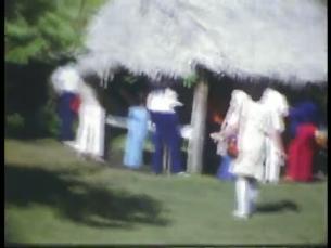 Indianerdorf in den Everglades