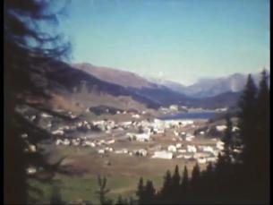Ortspanorama von Davos
