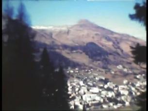 Davos von einem Gipfel her