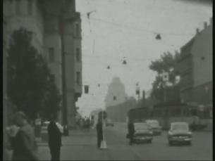 Stra&szlig;e in Leipzig
